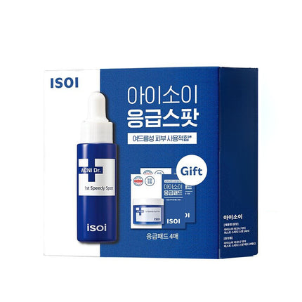 ISOI Acni Dr. 1st Speedy Spot 14mL + Acni Dr. 1st Speedy Spot Pad Special Set