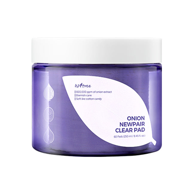 Isntree Onion New Fair Clear Pad 250ml, 60pcs