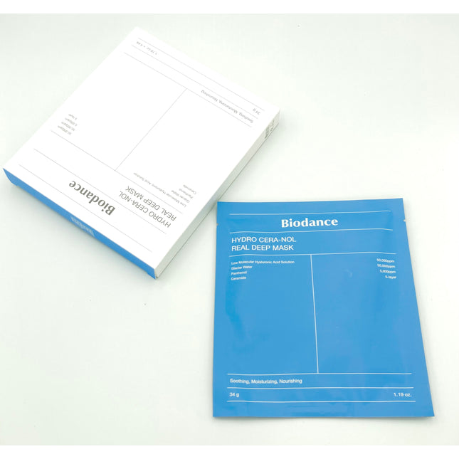BIODANCE Hydro Cera-Nol Real Deep Mask Sheet 4P