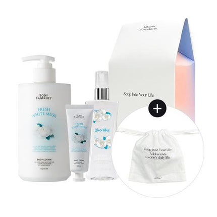 BODY FANTASIES Gift Set (Lotion 500mL+Hand Cream 50mL+Mist 94mL+Pouch_) Choose 1 of 2