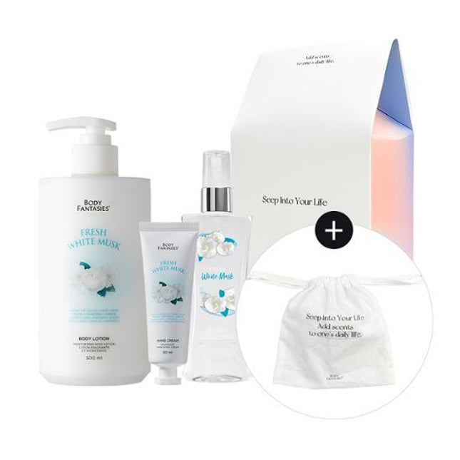 BODY FANTASIES Gift Set (Lotion 500mL+Hand Cream 50mL+Mist 94mL+Pouch_) Choose 1 of 2