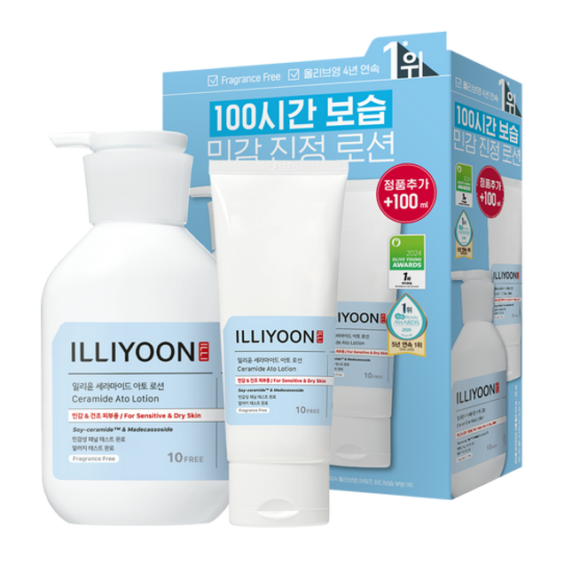 ILLIYOON Ceramide Ato Lotion 334mL + 100mL