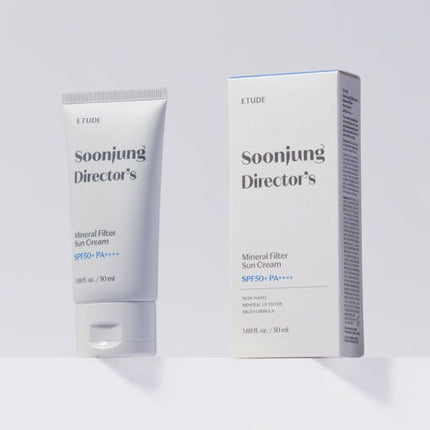 ETUDE Soon Jung X Director's Mineral Filter Sun Cream 1+1 (50mL+50mL)