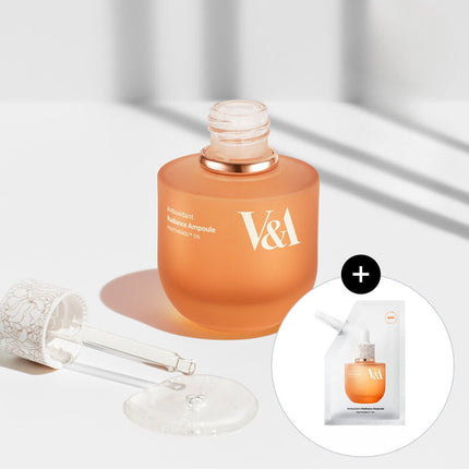 V&A BEAUTY Antioxidant Radiance Ampoule 50mL Refill Set (+50mL Refill Pack)