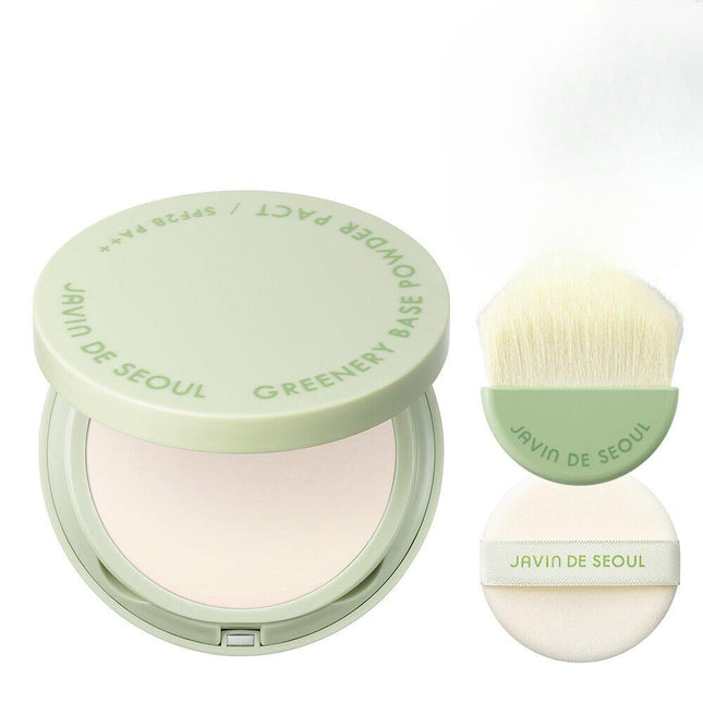 JAVIN DE SEOUL Greenery Base Powder Pact (Special Set with Free Gift)