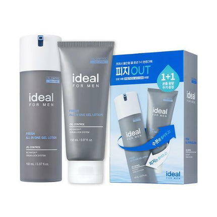 Ideal for Men Fresh All In One Gel Lotion 1+1 Limited Special Set