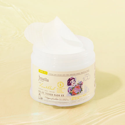 J Mela Disney Lime and Basil Toner Pad EX 150ml, 70ea