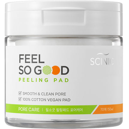 Scinic Feel So Good Peeling Pad Pore Care 70p