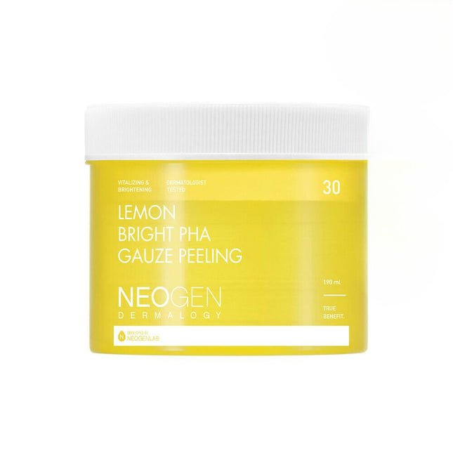 Neogen Dermalogy Lemon Bright PHA Gauze Peeling 30 Sheets