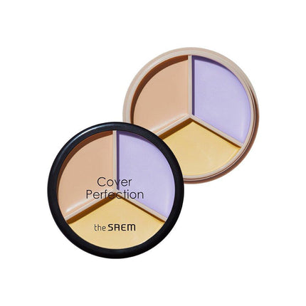 The SAEM Cover Perfection Triple Pot Concealer 4 Colors