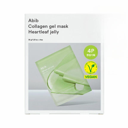 Abib Collagen Gel Mask Heartleaf Jelly Mask Sheet 4P