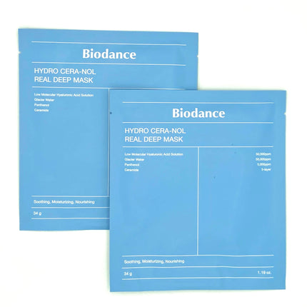 BIODANCE Hydro Cera-Nol Real Deep Mask Sheet 4P