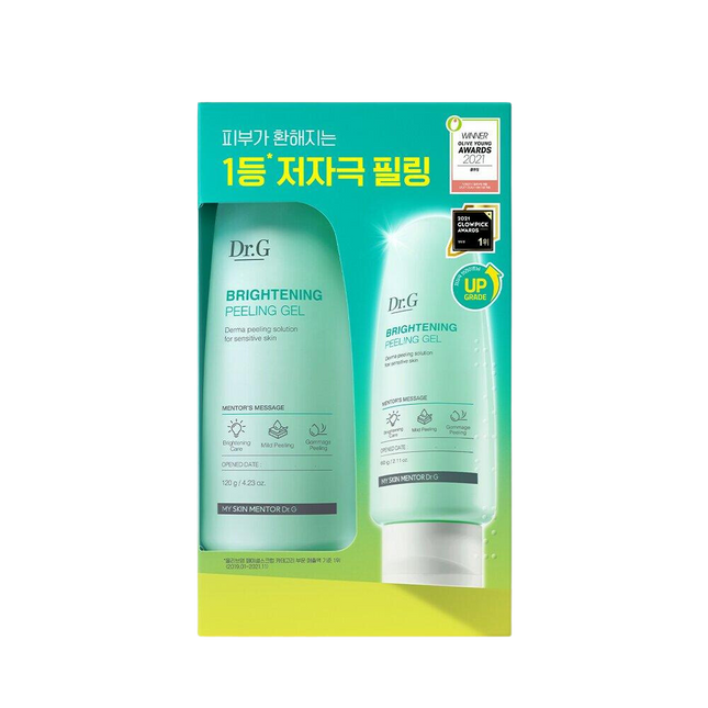 Dr. G Brightening Peeling Gel 120g Special Set (Peeling Gel 60g + Barrier D Daily Lotion 2mL)