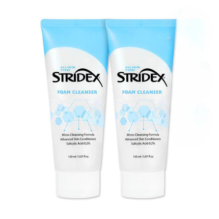 STRIDEX Low Alkaline BHA Foam Cleanser Double Pack (150mL+150mL)