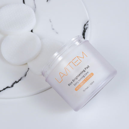 Labitem Rice Brightening Skin Pad 70 Sheets