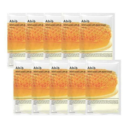 Abib Mild Acidic pH Sheet Mask Honey Fit 10P