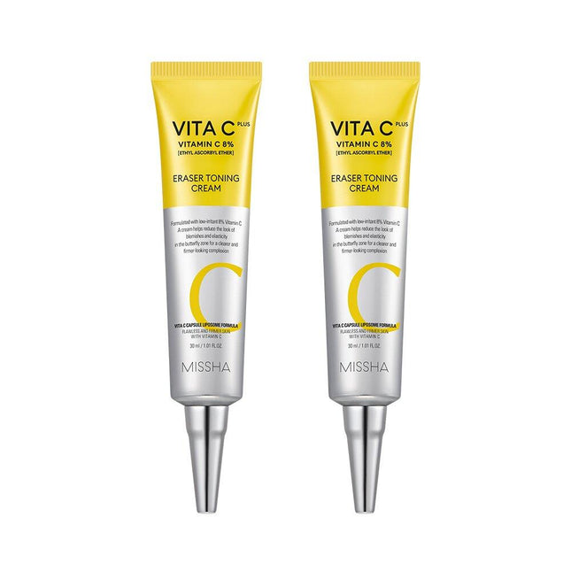 MISSHA Vita C Eraser Toning Cream Double Pack (30mL+30mL)