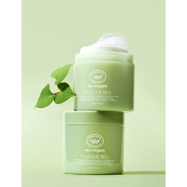 So Natural So Heart Leaf Vinegar Blemish Calming Pad 135g 70p