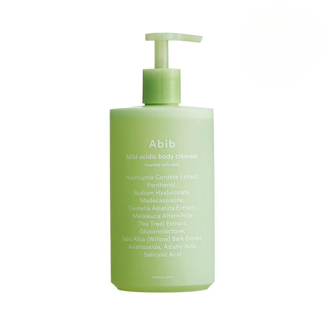 Abib Mild Acidic Body Cleanser Heartleaf Body Wash 470mL
