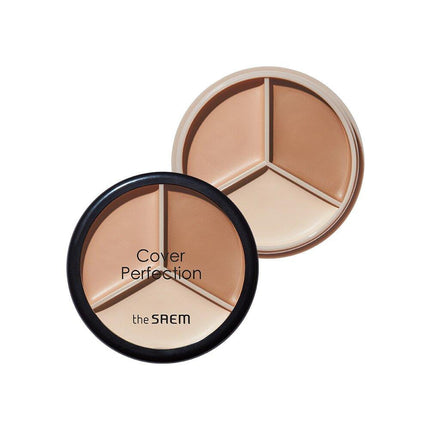 The SAEM Cover Perfection Triple Pot Concealer 4 Colors