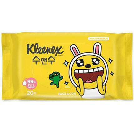 Kleenex Wet Wipes 20 Sheets Kakao Friends