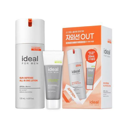 Ideal for Men Sun Defense All In One Limited Special Set (+Perfect Cleansing Foam 20mL)