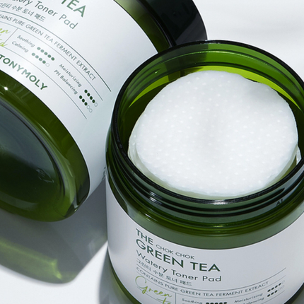 TONY MOLY The Chok Chok Green Tea Moisture Toner Pad 280ml 70EA