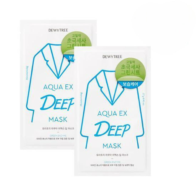 Dewytree Aqua EX Deep Mask Sheet 1+1 Set
