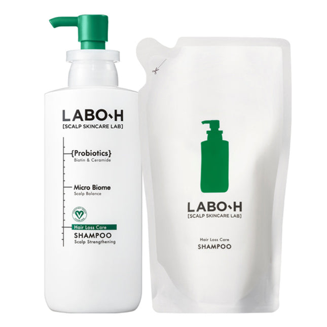 LABO-H Scalp Strenghtening Shampoo Hair Loss Care  400mL Refill Set