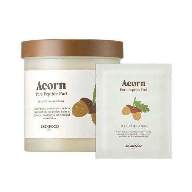 SKINFOOD Acorn Pore Peptide Pad Special Set (60+10 Pads)