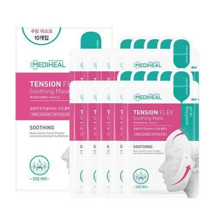 Mediheal Tension Flex Soothing Face Mask Sheet Pack 10 Sheets