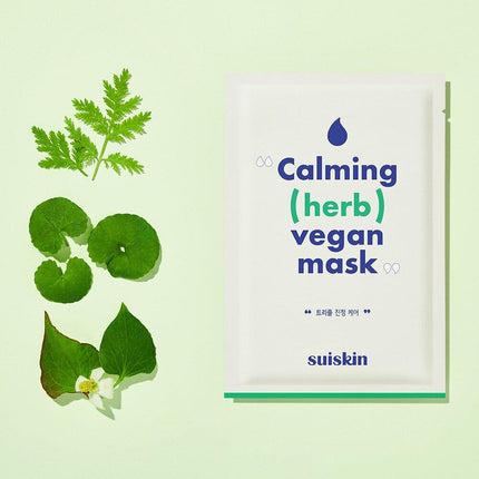 suiskin Calming Herb Vegan Mask Sheet 1ea