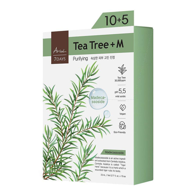 ARIUL 7 Days Mask Sheet Tea Tree M_10+5