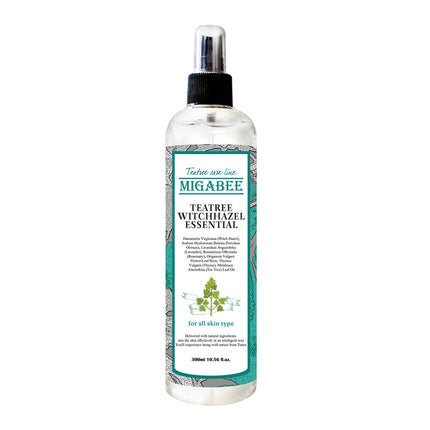 Migabi Tea Tree Witch Hazel Essential Skin Toner Mist 300ml