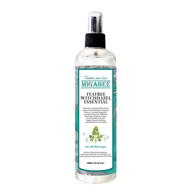 Migabi Tea Tree Witch Hazel Essential Skin Toner Mist 300ml