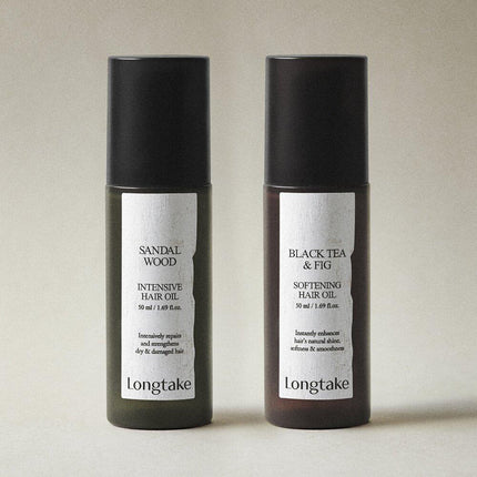 Longtake Hair Oil 50mL [SANDALWOOD / BLACK TEA & FIG]