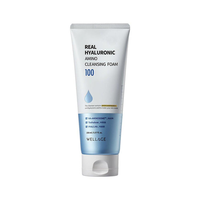 WELLAGE Real Hyaluronic Amino Cleansing Foam 150mL