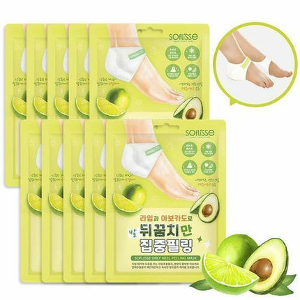 Soflisse Only Heel Peeling Mask 10 Sheets