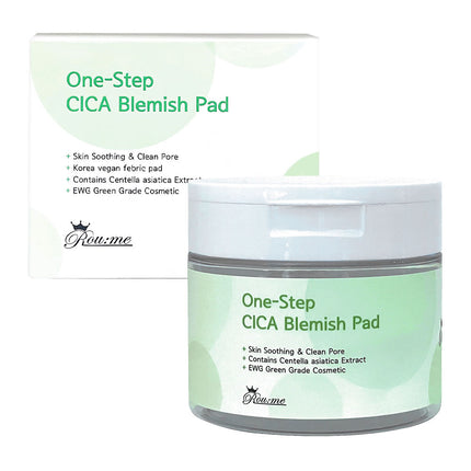Roomi One-Step Cica Blemish Pad Whitening Wrinkle Improvement Toner Pad 190ml 60 sheets