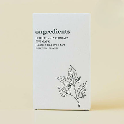 ongredients Houttuynia Cordata 95% Mask Sheet 5ea