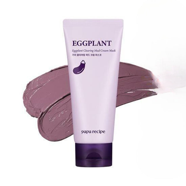 papa recipe Eggplant Clearing Mud Cream Mask 100mL