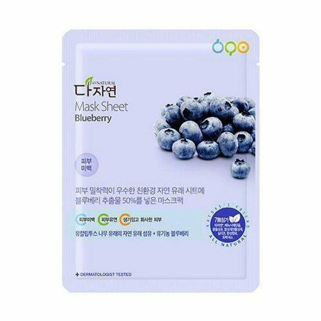 All Natural Mask Sheet Blueberry 1 Sheet