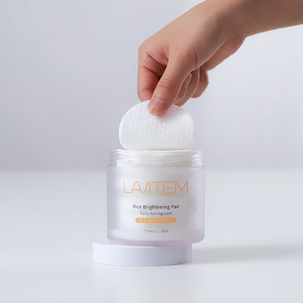 Labitem Rice Brightening Skin Pad 70 Sheets
