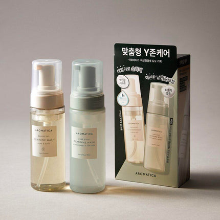 AROMATICA Pure & Soft Feminine Wash 170mL Special Set (+Chamomile X Tea Tree 170mL)