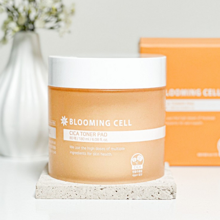 Blooming Cell Care Moisture Soothing Cica Toner Pad 80 sheets
