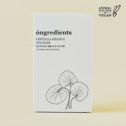 ongredients Centella Asiatica 95% Mask Sheet 5ea