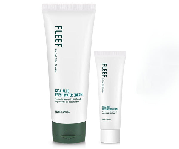 cica aloe FLEEF Cica Aloe Fresh Water Cream 150mL Special Set (+50mL) – Keautiful