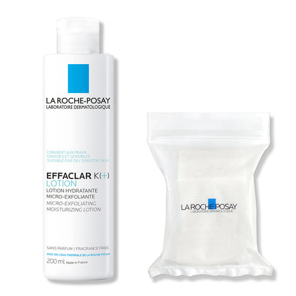 La Roche Posay Effaclar K Toner 200ml + 30 Vegan Cotton Pads, 1 set
