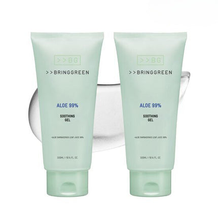 BRING GREEN Aloe 99% Soothing Gel Double Pack (300mL*2ea)