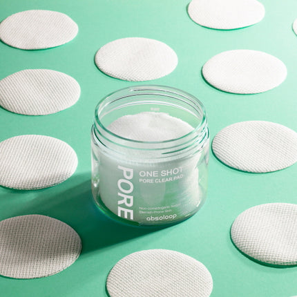 absolup One Shot Pore Clear Pad Peeling Pad Keratin Pad 145ml 60 sheets
